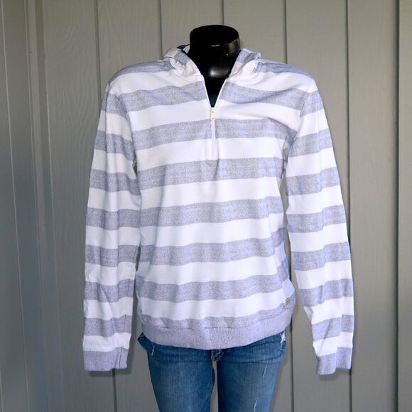 Armani Exchange 1/4 Zip Men’s Pullover Hoodie - Picture 1 of 8